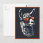 Hilarious Llama Briefkaart (Voorkant / Achterkant)