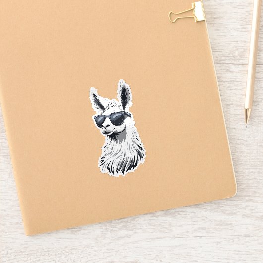 Hilarious Llama Sticker (Notitieboek)