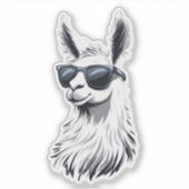 Hilarious Llama Sticker (Voorkant)