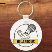  Hilarious Mic Drop Sleutelhanger (Voorkant)