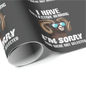 Hilarious Mouflon Sarcasm Sunbril Rude Humor Cadeaupapier (Rol Hoek)