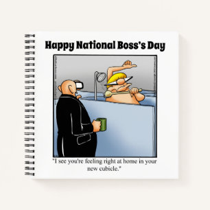 Hilarious National Boss Day Spiral Notebook Notitieboek