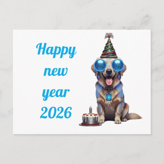 Hilarious New Year's Card Briefkaart (Voorkant)