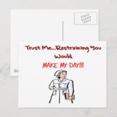 Hilarious Nurse Gifts Briefkaart (Voorkant / Achterkant)