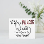 Hilarious Nurse T-Shirts en Gifts Briefkaart (Staand voorkant)