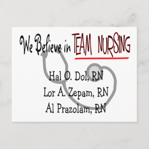 Hilarious Nurse T-Shirts en Gifts Briefkaart