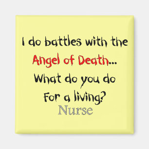 Hilarious Nurse T-Shirts en Gifts Magneet