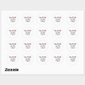 Hilarious Nurse T-Shirts en Gifts Ronde Sticker (Vel)