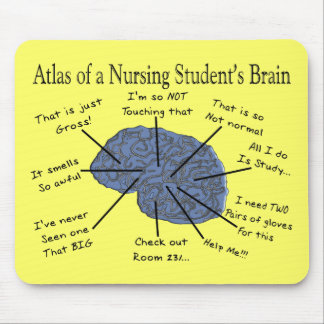 Hilarious Nursing Student "Brain" Gifts Muismat