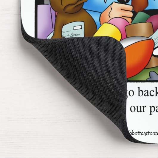 Hilarious Office Humor Mousepad Gift Muismat (Hoek)