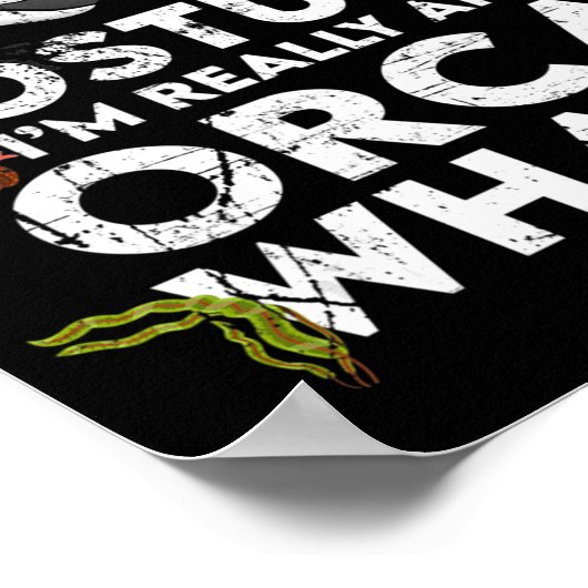 Hilarious Orca Halloween Costume Poster (Hoek)