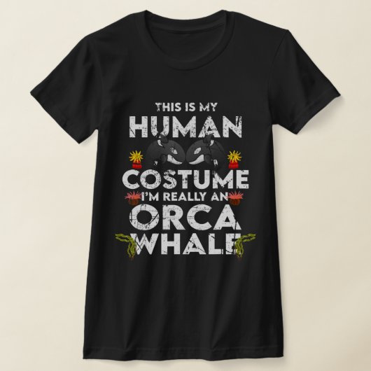 Hilarious Orca Halloween Costume T-shirt (Laagn)