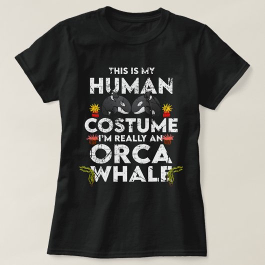 Hilarious Orca Halloween Costume  T-shirt (Design voorkant)