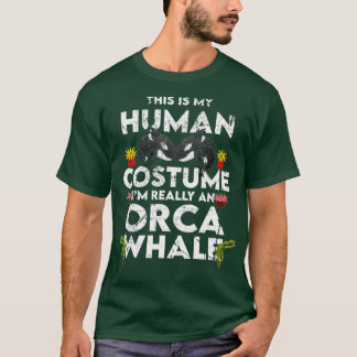 Hilarious Orca Halloween Costume T-shirt