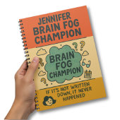 Hilarious Perimenopause Brain Fog Champion Notitieboek