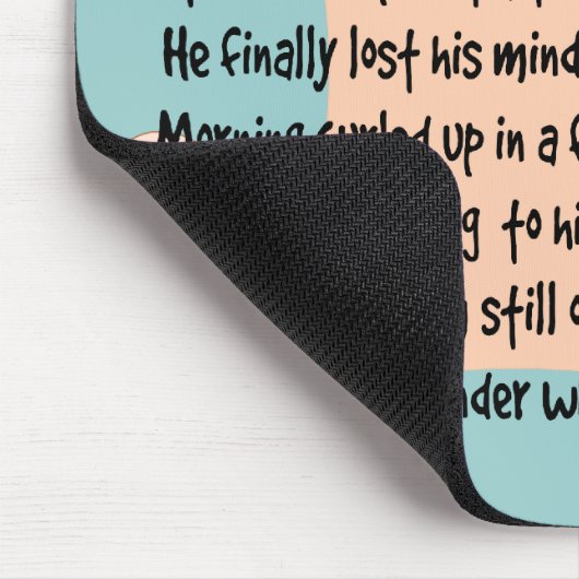 Hilarious Pharmacist Mousepad "Babbling" Muismat (Hoek)