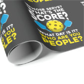 Hilarious Pickleball Quote Humoureuze Sport Athlet Cadeaupapier (Rol Hoek)