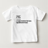 Hilarious Pig en Bacon Definition Funny Gift (Voorkant)
