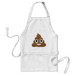 Hilarious poop-emoji - Poo cartoon design Standaard Schort
