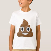 Hilarious poop-emoji - Poo cartoon design T-shirt (Voorkant)