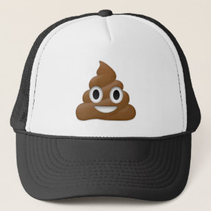 Hilarious poop-emoji - Poo cartoon design Trucker Pet