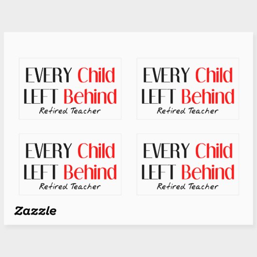 Hilarious Remoe Teacher Gifts Rechthoekige Sticker (Vel)