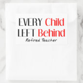 Hilarious Remoe Teacher Gifts Rechthoekige Sticker (Tas)