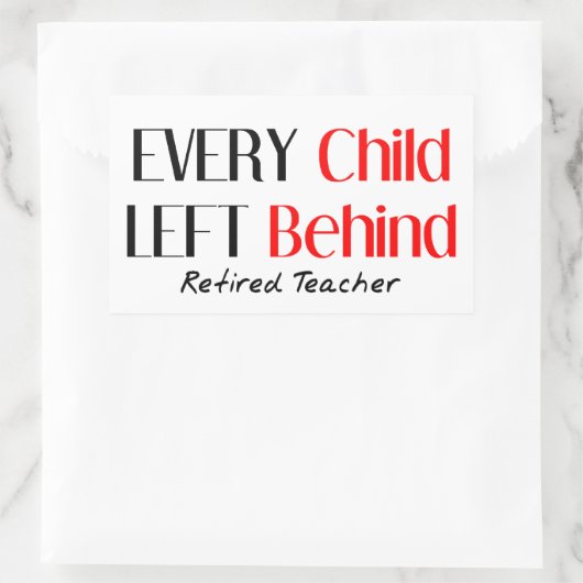 Hilarious Remoe Teacher Gifts Rechthoekige Sticker (Tas)