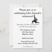 Hilarious Retirement Party Uitnodigingen (Achterkant)