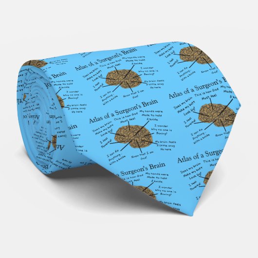 Hilarious Surgeon Gifts Stropdas (Opgerold)