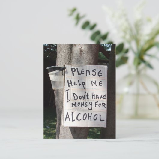 Hilarious Text Briefkaart (Staand voorkant)