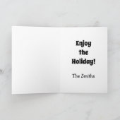 Hilarious Thanksgiving Humor Wenskaart Feestdagen Kaart (Binnen)