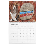 Hilarious Thoughts of My Basset Hound Kalender (Feb 2027)