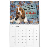 Hilarious Thoughts of My Basset Hound Kalender (Mar 2027)