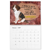 Hilarious Thoughts of My Beagle Calendar Kalender (Feb 2027)