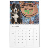 Hilarious Thoughts of My Bernese Mountain Dog Kalender (Mar 2026)