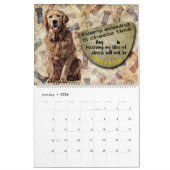 Hilarious Thoughts of My Golden Retriever Calendar Kalender (Jan 2026)