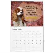 Hilarious Thoughts of My King Charles Cavalier Kalender (Feb 2027)