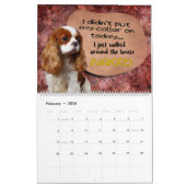 Hilarious Thoughts of My King Charles Cavalier Kalender (Feb 2026)