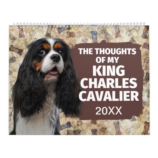 Hilarious Thoughts of My King Charles Cavalier Kalender (Hoes)