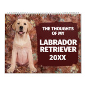 Hilarious Thoughts of My Labrador Retriever Kalender (Hoes)