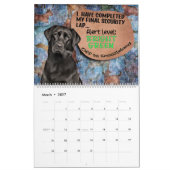 Hilarious Thoughts of My Labrador Retriever Kalender (Mar 2027)