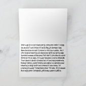 Hilarious twisted Nurse kerstkaart Feestdagen Kaart (Binnen)