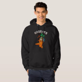 Hilarious Veggie Vegetable Pun Carrate Karate Carr Hoodie (Voorkant volledig)