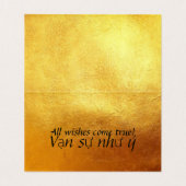 Hilarious Vietnamees Varkensjaar Groet voltrokken  Visitekaartje (Binnenkant ongevouwen)