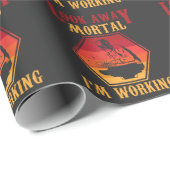 Hilarious Welding Quote Retro Weld Employee Humor Cadeaupapier (Rol Hoek)