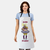 Hilarious Wine Fairy Apron Schort (Gedragen)