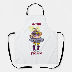 Hilarious Wine Fairy Apron Schort