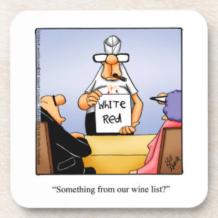 Hilarious Wine Humor Onderzetter Set