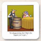 Hilarious Wine Humor Onderzetter Set (Voorkant)